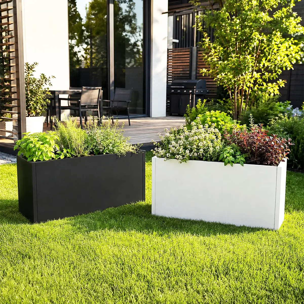 Jardinière rectangulaire